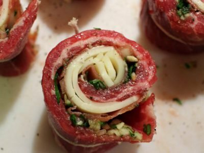 Мясные рулетики в духовке