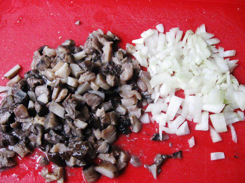 грибы с луком