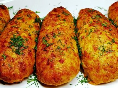 Мясные трубочки с капустой