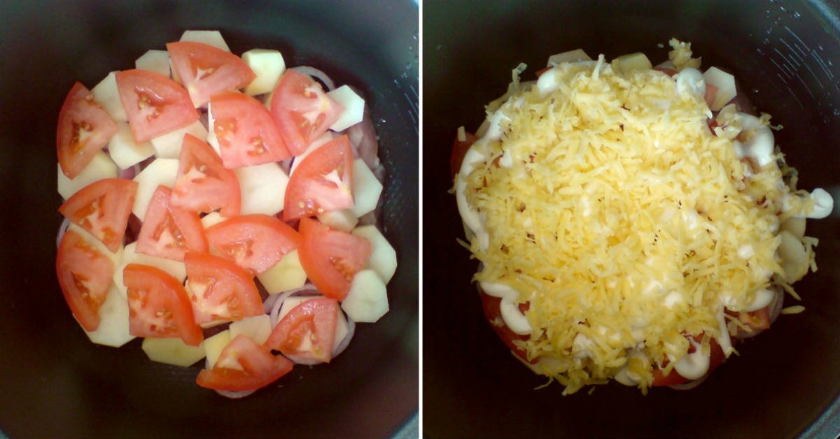 овощи в мультиварке