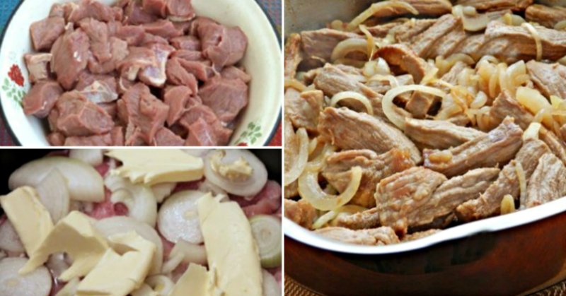 Мясо по кремлевски из свинины в сковороде рецепт с фото