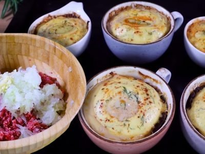 Мясо с картошкой в духовке