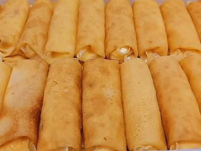 Украинские налистники на молоке с творогом