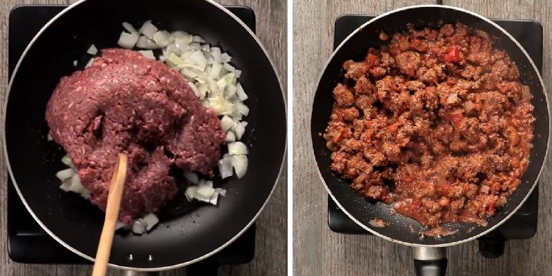 блинчики с мясом