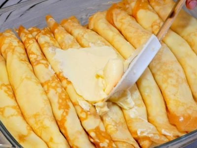 Налистники с творогом в духовке