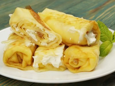 Налистники с творогом