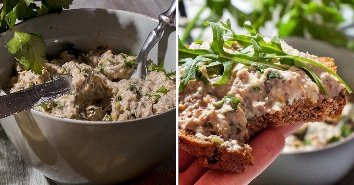 рыбная паста из консервов