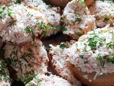 Намазка из крабовых палочек