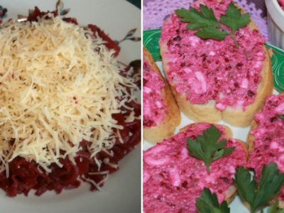 Салат-намазка из свеклы