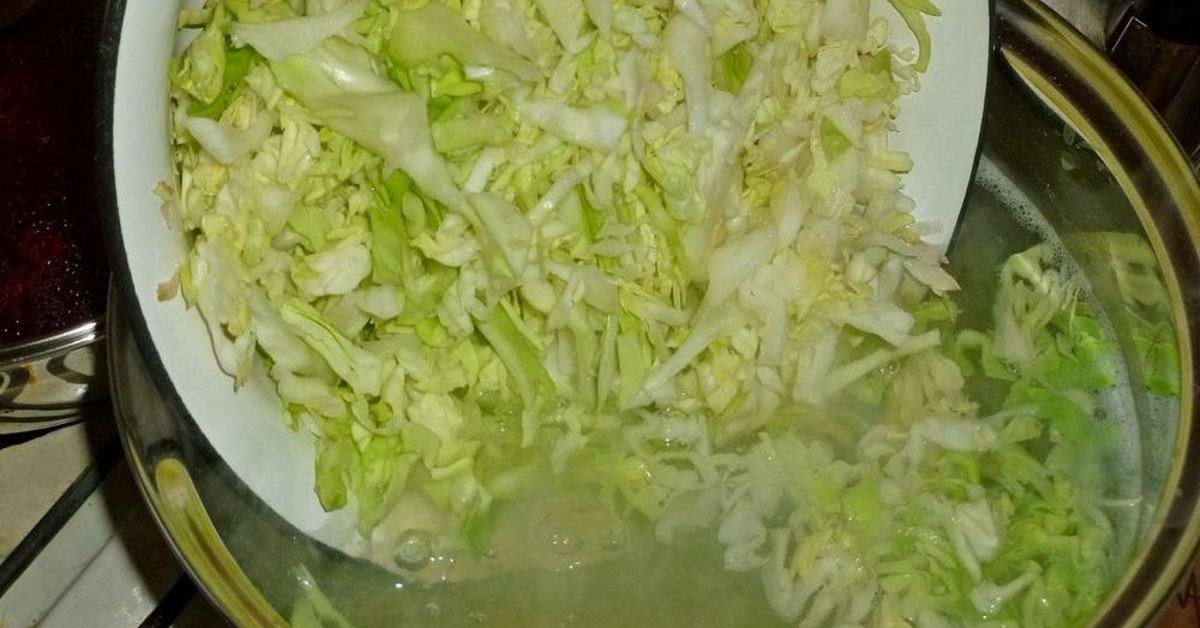 борщ с капустой