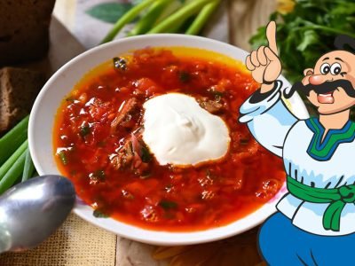 Настоящий украинский борщ со свининой