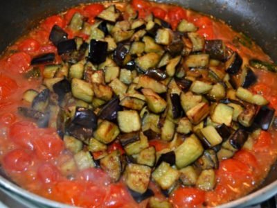 Неаполитанское рагу с баклажанами
