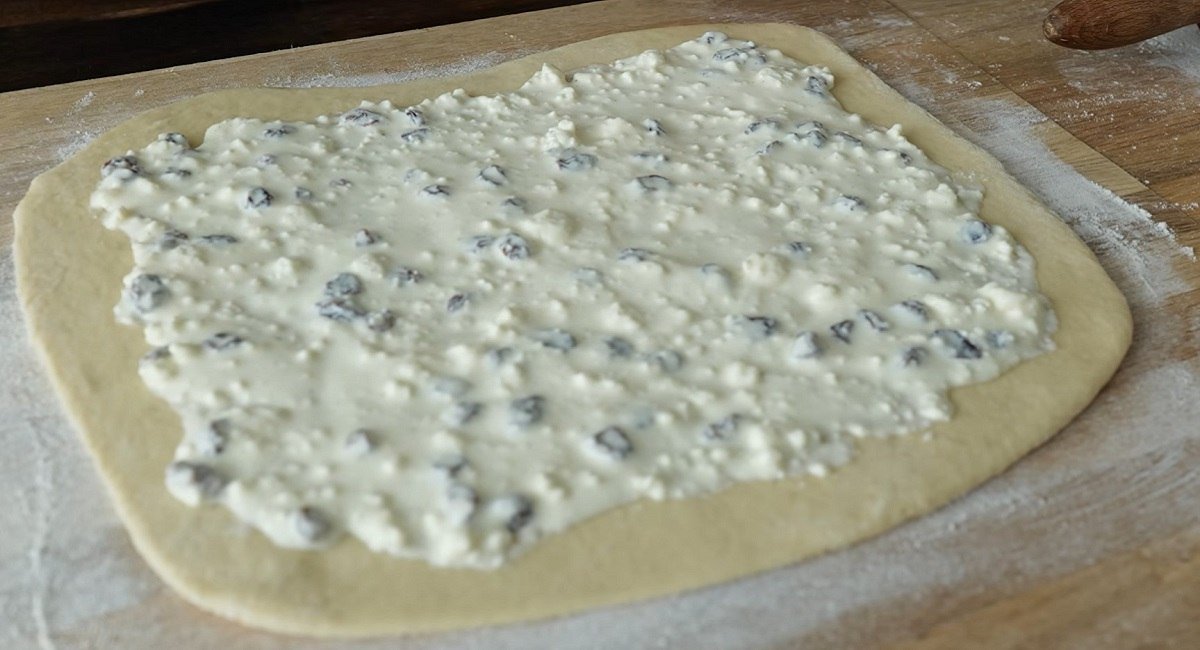 тесто с начинкой