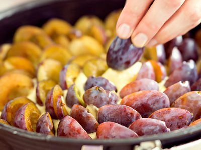 Немецкий сливовый пирог