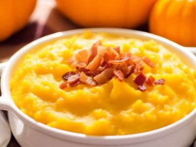 Несладкая тыквенная каша с булгуром