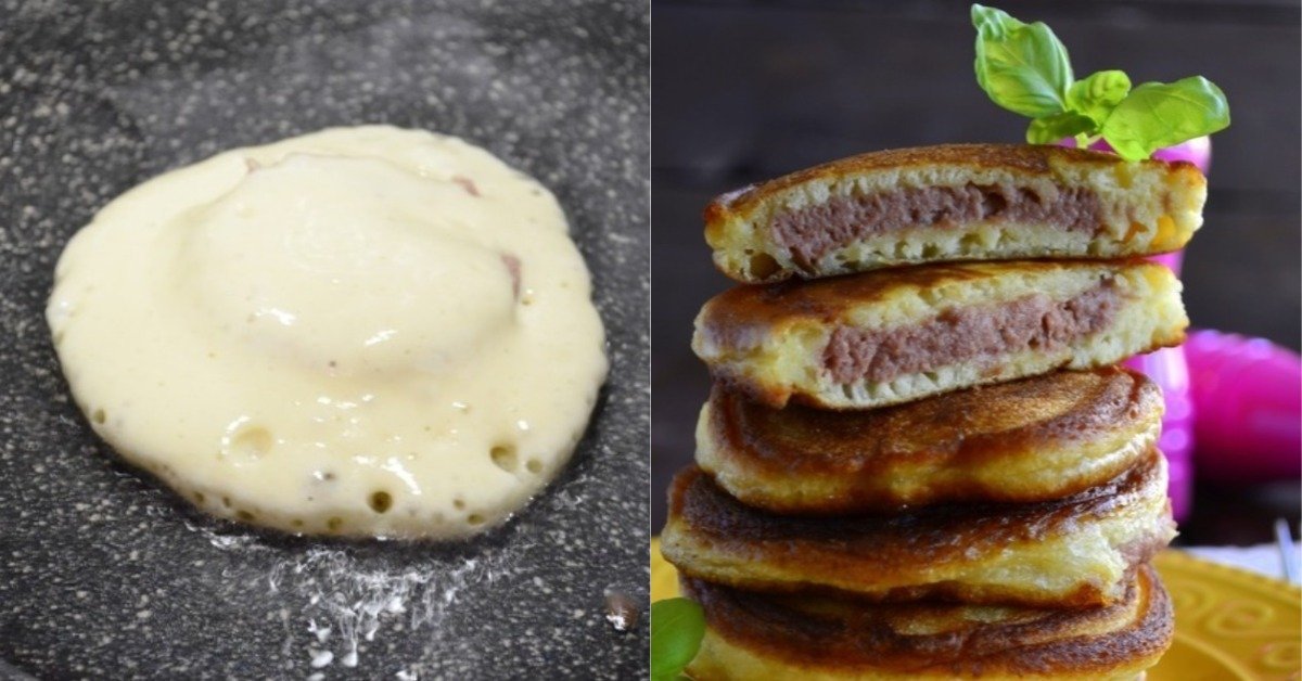 оладьи с паштетом