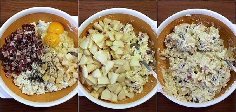 тесто в форме для пирога