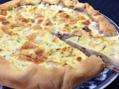 Несладкий пирог с яблоками