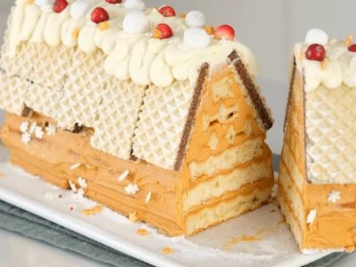 Новогодний десерт без духовки и желатина