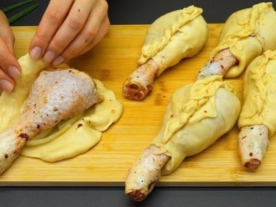 Куриные ножки в тесте по-турецки