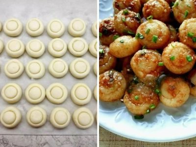 Пикантные ньокки с чесноком и соевым соусом