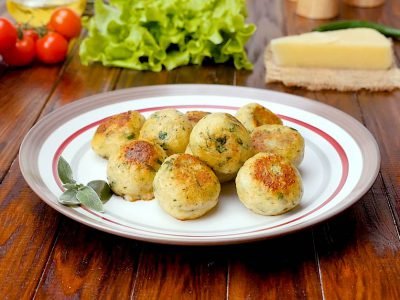 Ньокки с зеленью