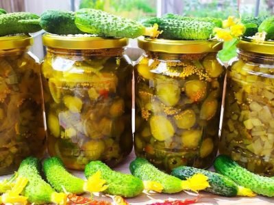 Маринованные огурцы с дижонской горчицей