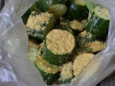 Огурцы с горчицей