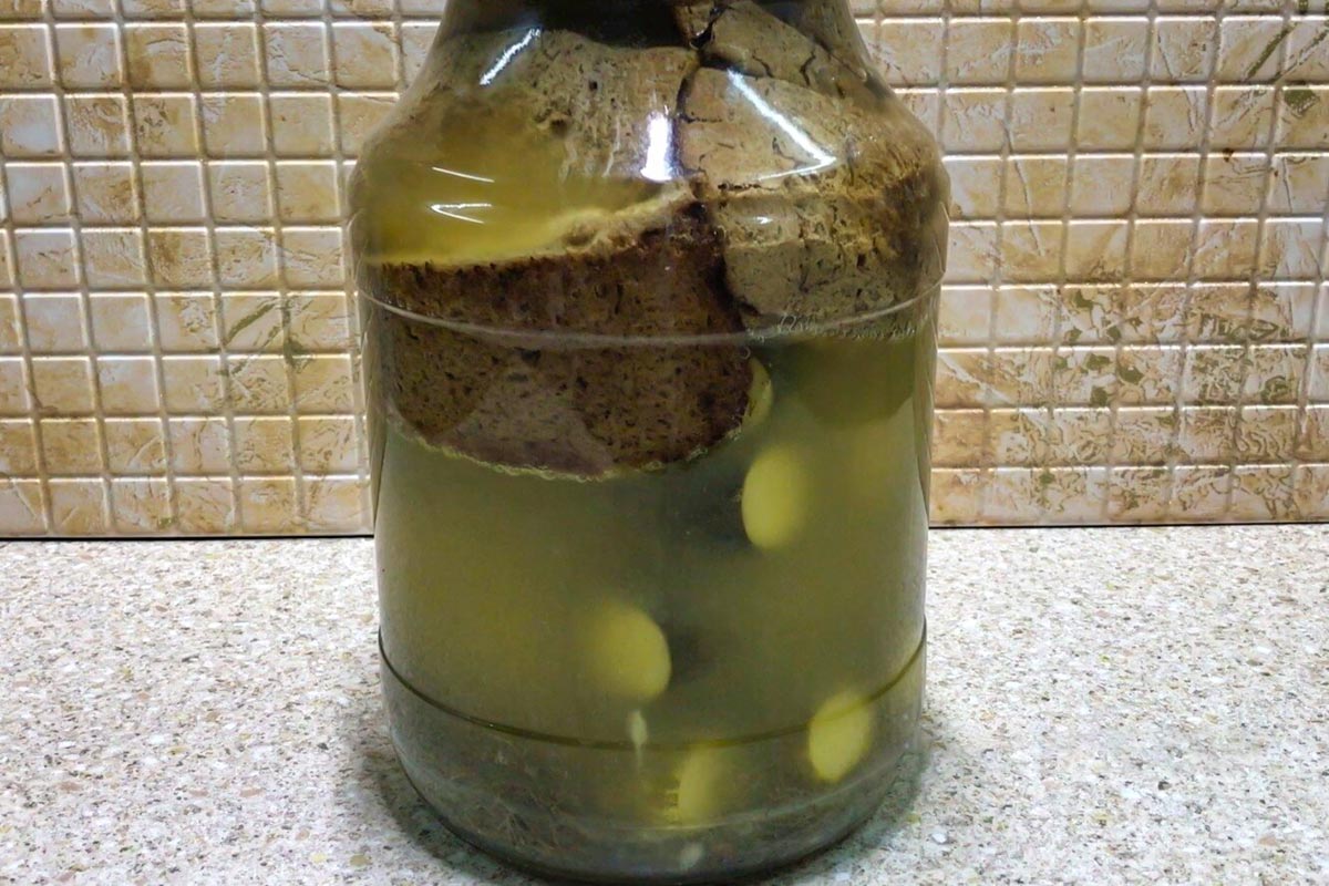 рецепт огурцов с хлебом