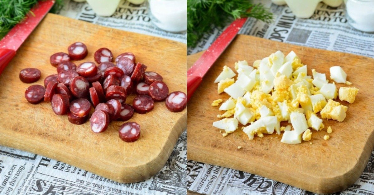 окрошка на сыворотке со сметаной