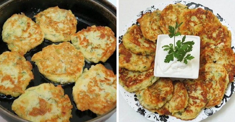 оладьи из цветной капусты фото