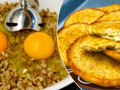 Оладьи из гречки к завтраку