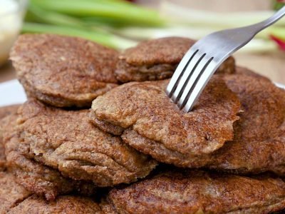 Оладьи из куриной печени