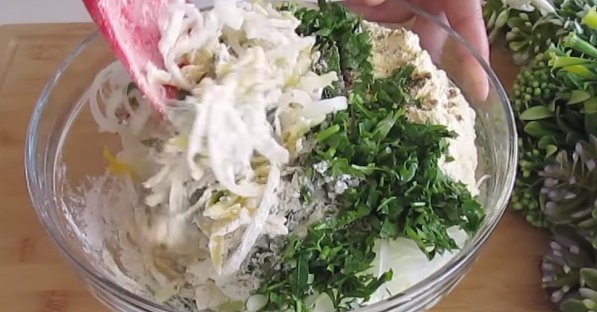 лук с картофелем