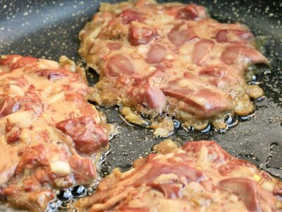 Оладьи из рубленой печени