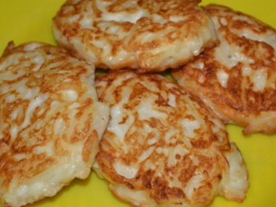 Оладьи из вермишели