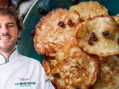 Оладьи из яблок на кефире по рецепту Клопотенко