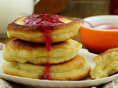 Оладьи на кефире