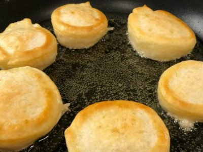 Оладьи на кипяченом кефире