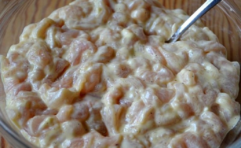 оладьи с куриным филе