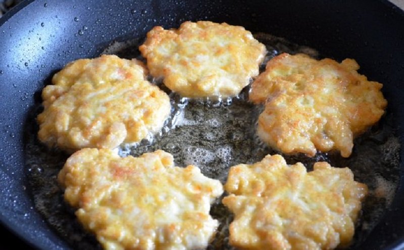 оладьи рубленым куриным филе