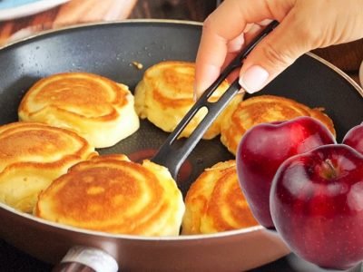 Яблочные оладьи по-немецки