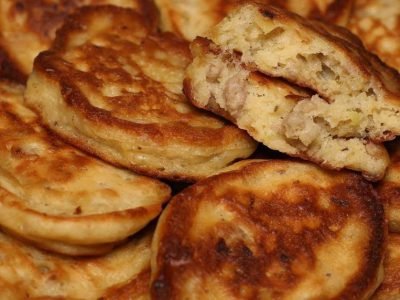 Ленивые оладьи с фаршем