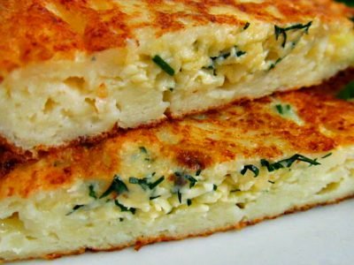 Оладьи с сыром