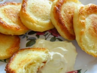 Оладьи с творогом