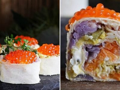 Оливье с рыбой