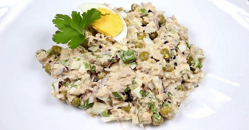 подача оливье по-испански