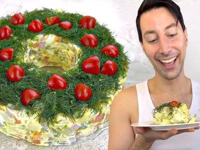 Оливье с уксусом по-итальянски