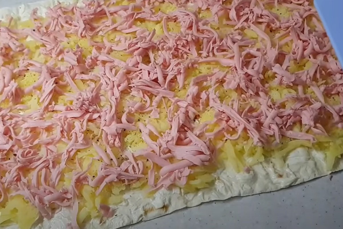 салат в лаваше рецепт