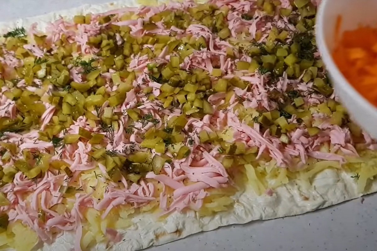 интересный рецепт оливье